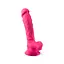 Вибратор Silexd Dildo Model 1 Size 8" LRS, 20 см (розовый) - миниатюра 10