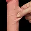 Фаллоимитатор Lovetoy Sliding Skin Dual Layer Dong 8" 20 см телесный - миниатюра 11