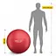 М'яч для фітнесу (фітбол) 4FIZJO 85 см Anti-Burst Red (P-5907739316387) - мініатюра 11