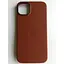 Оригинальный кожаный чехол Apple Leather Case MagSafe для iPhone 14 Plus (6.7") Umber (MPPD3ZE/A) - миниатюра 6