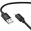 Дата кабель Hoco X122 Benefit USB to Lightning 2.4A (1m) Black - мініатюра 4