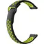 Ремінець DK CDK для Huawei Watch GT 2 Pro 46mm 22mm Silicone Sport Band Nike (011907) (black / green) - мініатюра 1