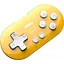 Геймпад 8BitDo Zero 2 Bluetooth Gamepad Yellow 80EH (86048) - миниатюра 3