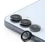 Захисне скло DK для Samsung Galaxy A55 A556 на камеру Lens Metal Ring Eagle Eye 017695 black 2 шт. - мініатюра 4