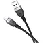 Кабель Hoco X109 Energy silicone charging data cable iP (L=1 м) чорний - мініатюра 1