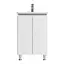 Тумба з умивальником AM.PM X-Joy підлогова 55 см 2 дверцята білий M85-FSX0551-WC0551WG38 Білий - мініатюра 7