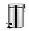 Мусорное ведро круглое Zerix Solo-TC0107 SS Color 7 л нержавейка (ZX5899)  - миниатюра 2