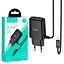 Зарядне з кабелем Мережевий зарядний пристрій Hoco C82A Real power 2USB 2.4A +Lightning - мініатюра 3