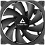 Вентилятор 120 мм Chieftec чорний 120x120x25 мм до 1600 об/хв до 25.5 дБ 4-pin (PWM) гідродинамічний підшипник (ZF-1225PWM) - мініатюра 1