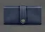 Шкіряне портмоне 3.0 темно-синє - мініатюра 1