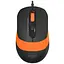 Миша A4Tech Fstyler FM10S 1600dpi чорний+помаранчевий USB безшумна - мініатюра 1