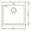 Кухонная мойка Mixxus MX5050-200x1.2-Handmade MX0568, Нержавеющая сталь - миниатюра 2