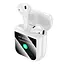 Бездротові TWS навушники Hoco EW80 Magnificent with Touch Screen White - мініатюра 3