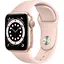Apple Watch Series 6 GPS 40mm Gold Aluminum Case w. Pink Sand Sport B. (MG123) - мініатюра 1