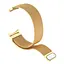 Браслет для Samsung Galaxy Watch 4 - золотистий Watchbands Milanese Loop ширина кріплення 20мм металевий (WB00S4MMILANESE4GOLD) - мініатюра 2
