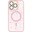 Чехол-накладка DK для Apple iPhone 12 Pro Max MagSafe Composite Matte Splash (pink) - миниатюра 1