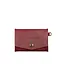 Женская кожаная монетница с клапаном 1.0 бордовая. - миниатюра 8