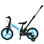 Велосипед-трансформер детский MB 1021-6 2 в 1 Prof1 Kids 12 со съемными колесами черно-голубой - миниатюра 5