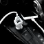 Автомобильное зарядное устройство Hoco Z23 2 USB белый + кабель USB to Lightning - миниатюра 4