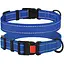 Нашийник для собак Barksi Active світловідбивний пластиковий фастекс 35-53х2.5 см синій - мініатюра 3