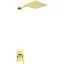 Душова система Kohlman Experience 30 gold + BOX прихованого монтажу KPL-QW220EGDQ30, Золотий - мініатюра 1
