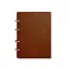 Шкіряний блокнот на кільцях (софт-бук) 9.0 з твердою коричневою обкладинкою - мініатюра 8