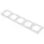 Рамка Brille для розетки ZB-5F wh - миниатюра 2