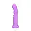 Вибратор Loveline Ultra Soft Silicone Rotating G-Spot 20 см фиолетовый - миниатюра 3