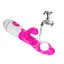 Двухсторонний вибратор 10 режимов стимуляции клитора и точки G Розовый K000436 - миниатюра 3