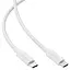 Кабель Acefast C18-03 USB-C to USB-C braid charging data cable білий - мініатюра 3