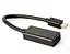 Переходник Cablexpert MiniDisplayPort-DisplayPort, 0,15 м, черный (A-mDPM-DPF4K-01) - миниатюра 1