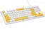 Клавіатура ігрова механічна Aula Mechanical F-3032 White keycaps + 21 Yellow keys KRGD Brown - мініатюра 2