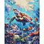 Алмазная мозаика Морское спокойствие AMO8099, 40х50 см - миниатюра 1