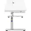 Стол компьютерный 2E CE301K-MECHANIC, регулировка высоты, механика, 54/76х120x60 см, белый - миниатюра 7
