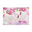Алмазная мозаика Strateg ПРЕМИУМ Пара лебедей среди розовых цветов без подрамника размером 10х15 см (YAB26246) - миниатюра 1