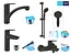 Набір змішувачів Grohe QuickFix Start 4 в 1 для ванни та кухні UA303311MK Чорний матовий - мініатюра 2