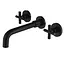 Смеситель для умывальника скрытого монтажа Wezer VAL10-10-BLACK, нержавеющая сталь, черный, Черный матовый - миниатюра 1