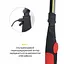 Ліхтар акумуляторний складаний з магнітом Червоний WORKLIGHT-W55-COB - мініатюра 8