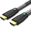 Кабель Vention HDMI M - M 8.0 м V2.0 Engineering 4K 60Гц 18Gbps HD 7.1 PVC Black - мініатюра 1