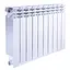 Радіатор біметалевий секційний Queen Therm 500/120 (кратно 10), Білий - мініатюра 1
