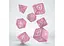 Набір кубиків Elvish Shimmering pink & White Dice Set , 7 шт. (SELV11) - мініатюра 2
