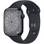 Смарт-годинник Apple Watch Series 8 GPS 45mm Midnight Aluminium Case with Midnight Sport Band - Regular, Model A2771 (Grade C) Seller Refurbished - мініатюра 2