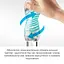 Мастурбатор Tenga Spinner 01 Tetra, динамічне обертання та інтенсивна текстура з тетраедрів - мініатюра 3