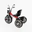 Трехколесный велосипед Best Trike BS-69116 с музыкальной фарой и корзиной красный - миниатюра 2