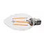 Лампа Brille світлодіодна LED 6W E14 COG WW C35, 220 В - мініатюра 4