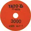 Круг шліфувальний Yato G3000 по каменю алмазний з липучкою 100 мм (YT-48206) - мініатюра 2