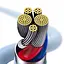 Кабель Baseus Jelly Liquid Silica Gel Fast Charging Data Cable Type-C to iP 20W 2m Blue - мініатюра 4