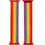 Ремешок Nylon для Apple Watch 38/40/41/42mm(ser.10) Разноцветный / Rainbow - миниатюра 1