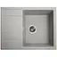 Гранитная кухонная мойка Romzha Jorum 65 Seda (601) с крылом - миниатюра 1