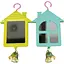 Игрушка для птиц TatraPet Dodo домик с зеркалом и колокольчиком 16 см в ассортименте - миниатюра 1